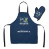[Personalization Only] Seahawks Apron & BBQ Mitt Set