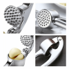kGarlic Press Crusher Mincer Chopper Peeler Squeeze Cutter Stainless Steel Ginger